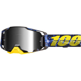 100% - Armega Furious Mirror Silver Lens Goggle