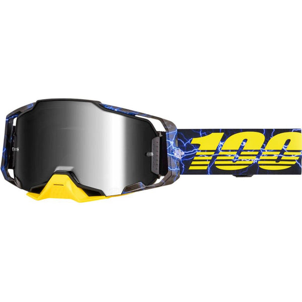 100% - Armega Furious Mirror Silver Lens Goggle