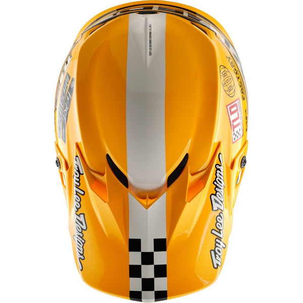 TLD - 2025 GP Pro Fifty-50 White/Gold Helmet