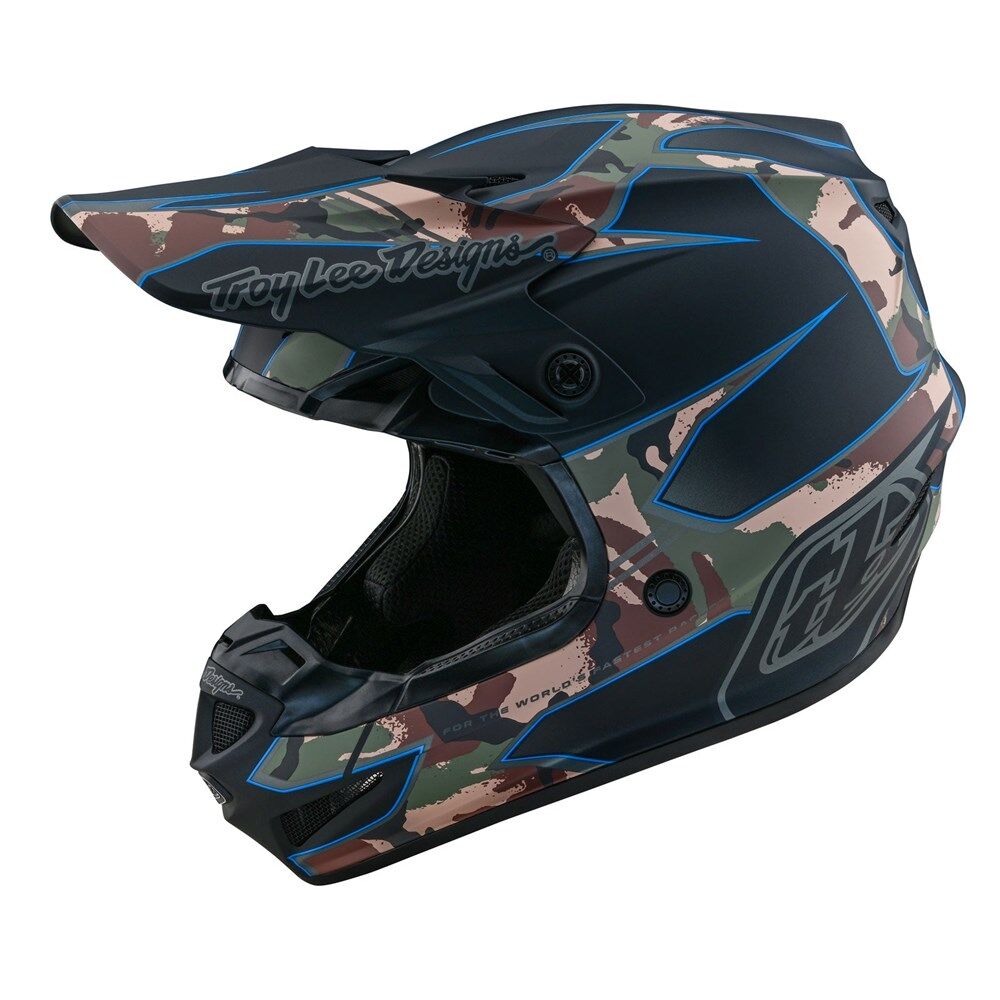 TLD - SE4 Poly MIPS Matrix Camo/Black Helmet