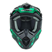 Nitro - MX760 Satin Black/Teal Helmet