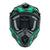 Nitro - MX760 Satin Black/Teal Helmet