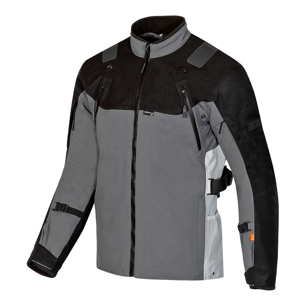 Merlin - Navar Laminated D3O Black/Grey Jacket