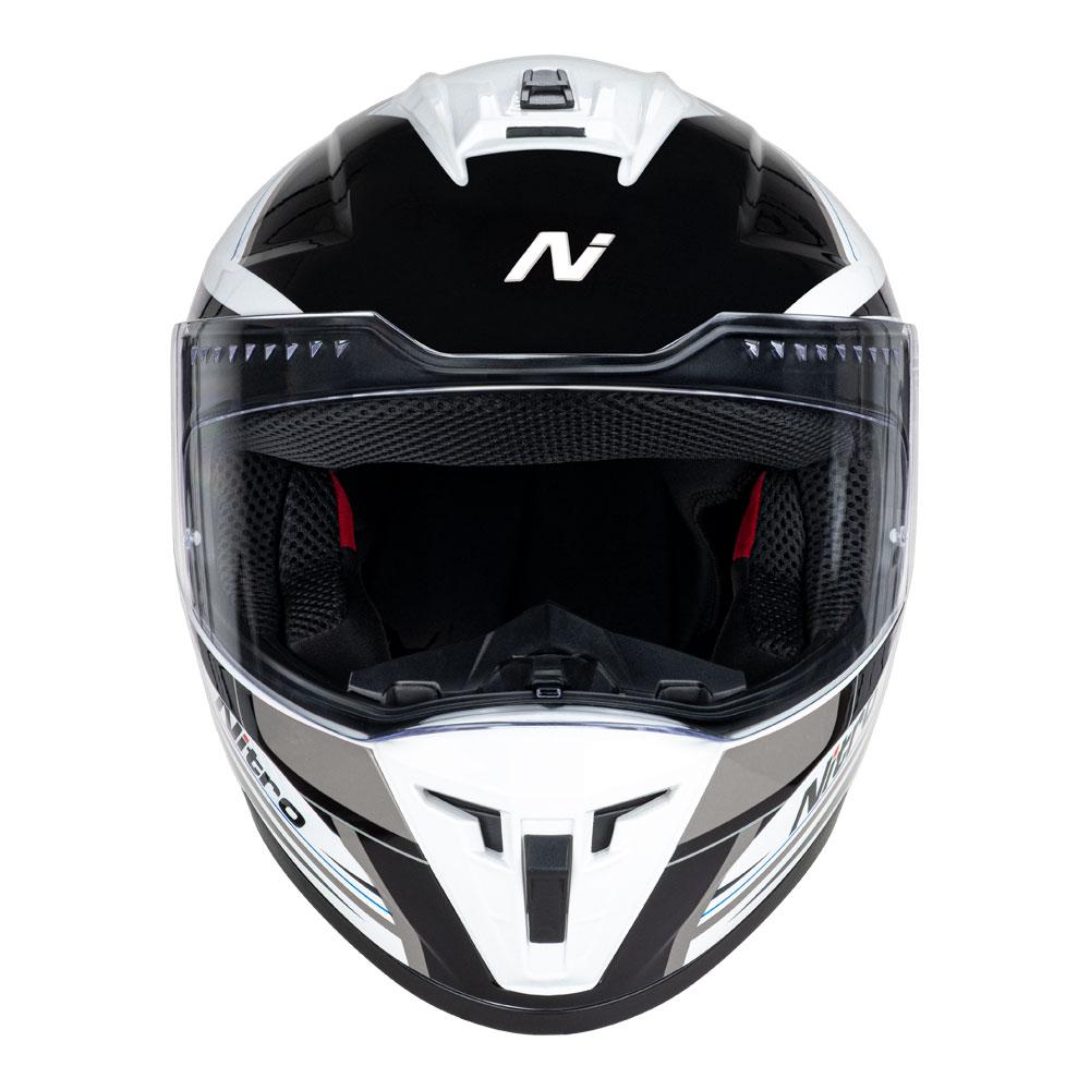 Nitro - N700 Black/White/Gunmetal Helmet