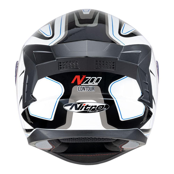 Nitro - N700 Black/White/Gunmetal Helmet