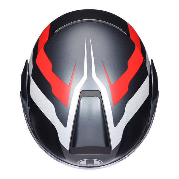 AGV - Street Modular Resia Matt Grey/Silver/Red Helmet