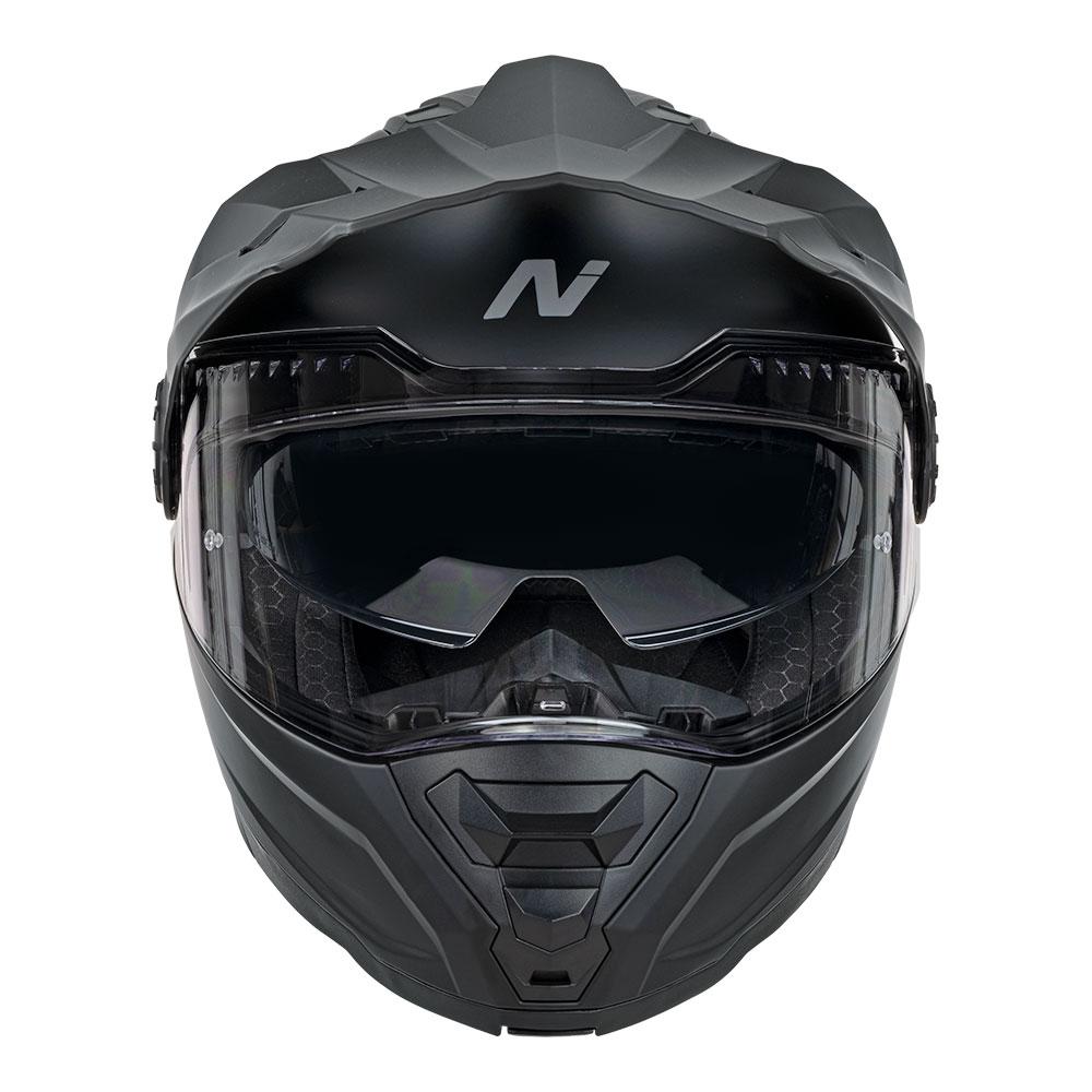 Nitro - FA1650 Satin Black Adventure Modular Helmet