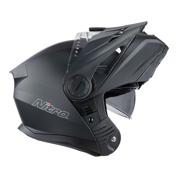 Nitro - FA1650 Satin Black Adventure Modular Helmet