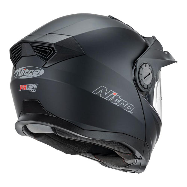 Nitro - FA1650 Satin Black Adventure Modular Helmet