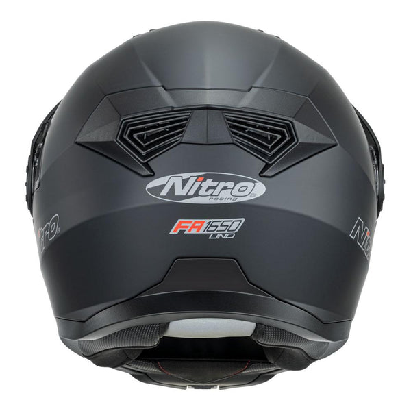 Nitro - FA1650 Satin Black Adventure Modular Helmet