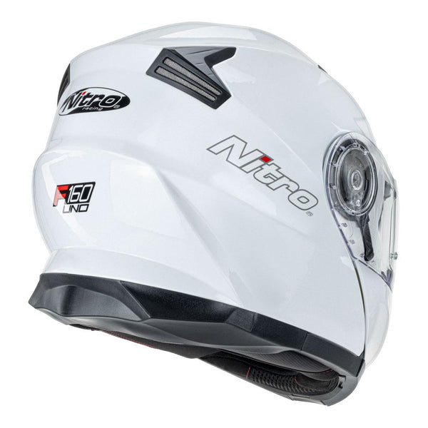Nitro - F160 Solid White Modular Helmet