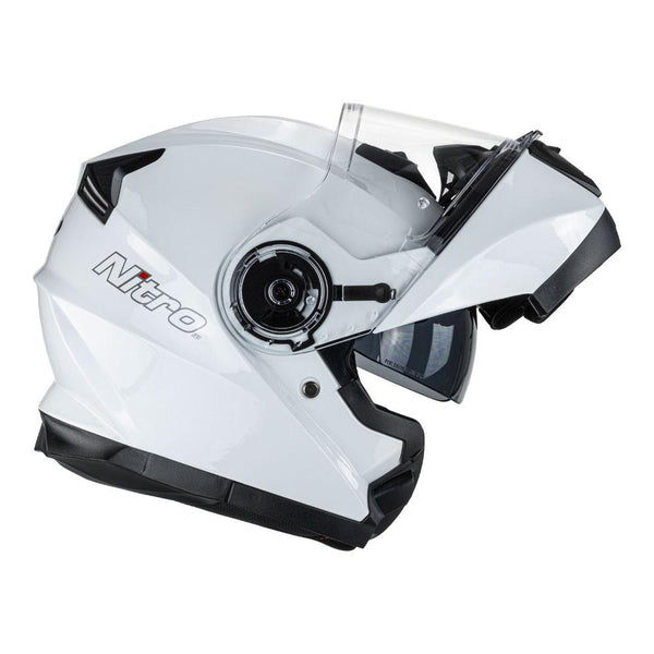 Nitro - F160 Solid White Modular Helmet