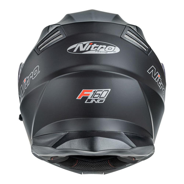 Nitro - F160 Satin Black Modular Helmet