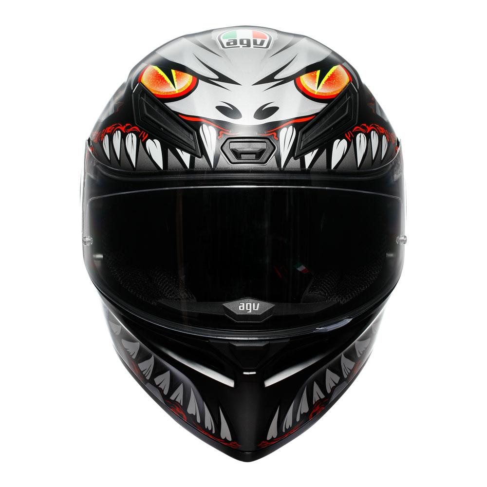 AGV - K1 S Lyzard Black/Grey/Red Full Face Helmet