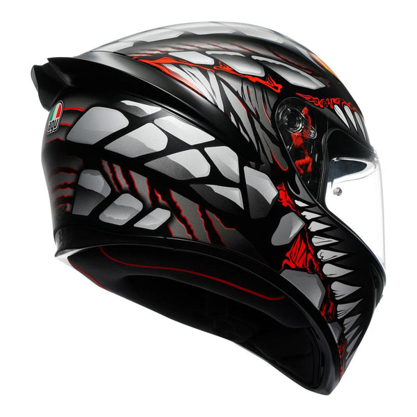 AGV - K1 S Lyzard Black/Grey/Red Full Face Helmet