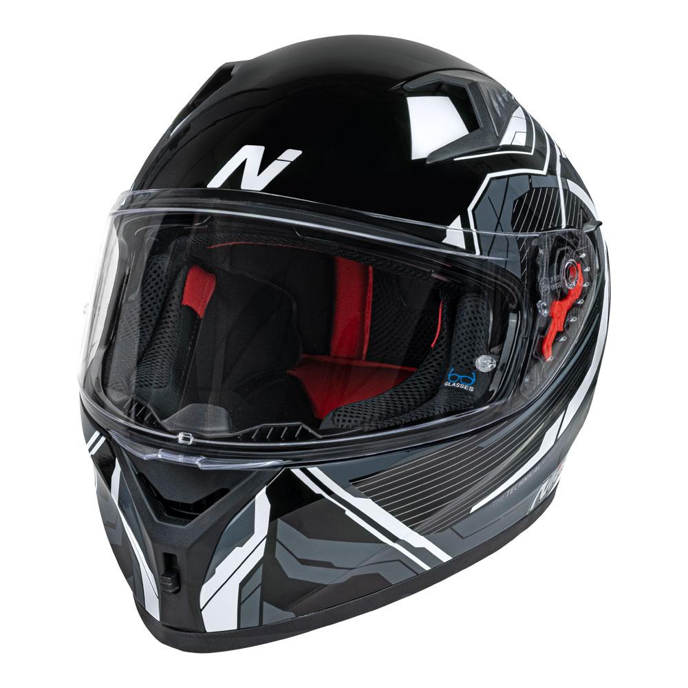 Nitro - N501 Fuse Grey/White/Black Full Face Helmet
