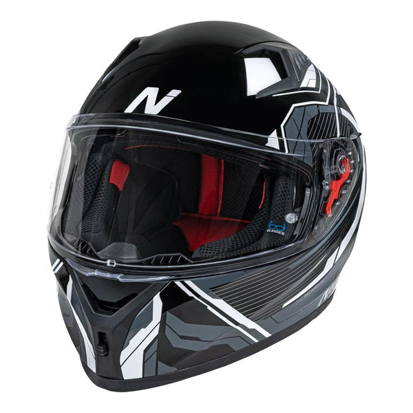 Nitro - N501 Fuse Grey/White/Black Full Face Helmet