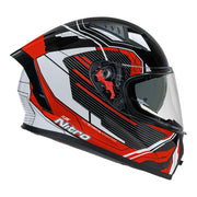 Nitro - N501 Fuse Red/White/Black Full Face Helmet