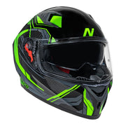 Nitro - N501 Fuse Green/White/Black Full Face Helmet