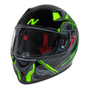 Nitro - N501 Fuse Green/White/Black Full Face Helmet