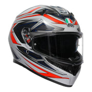 AGV - K3 Space White/Red/Fluoro Full Face Helmet