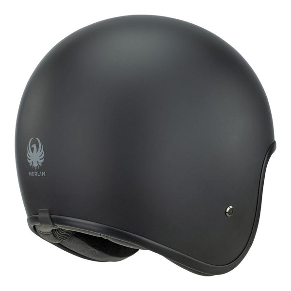 Merlin - Blackbird Matt Black Open Face Helmet