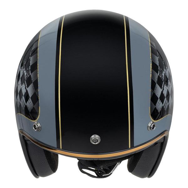 Open Face Racer Merlin - Blackbird Racer Black Open Face Helmet - AMA Warehouse