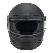 Merlin - Revival Matt Black Full Face Helmet