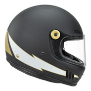 Merlin - Revival Flash Matt Black Full Face Helmet