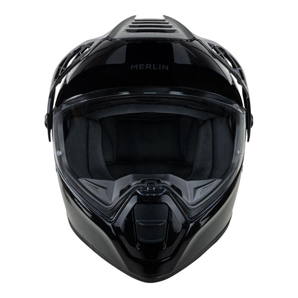 Merlin - Torres Gloss Black Dual Sport Helmet