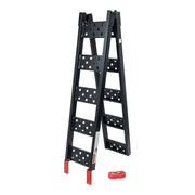 States MX - Bi Fold Steel Black Bike Ramp