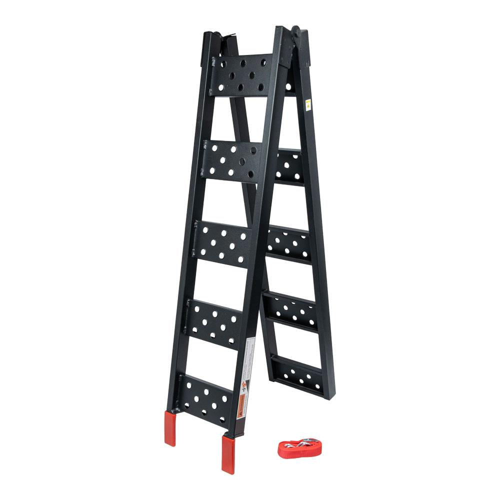 States MX - Bi Fold Steel Black Bike Ramp