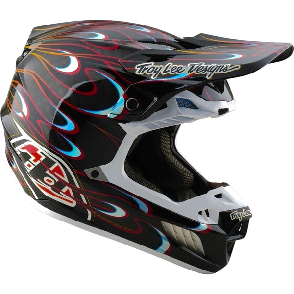 TLD - 2025 SE5 Carbon Torched Black/Red Helmet