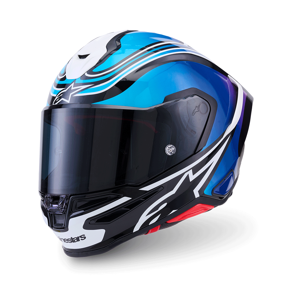 Alpinestars - SR7 Zeal Black/Blue/Pink Helmet