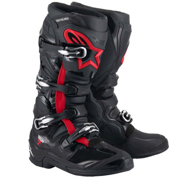 Alpinestars - Tech 7 V2 Black/Flo Red Boots - AMA Warehouse