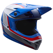 Bell - Youth MX-10 MIPS Spiral White/Red/Blue Helmet