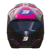 Shot - 2024 Kids Furious Matrix Purple Glossy Helmet