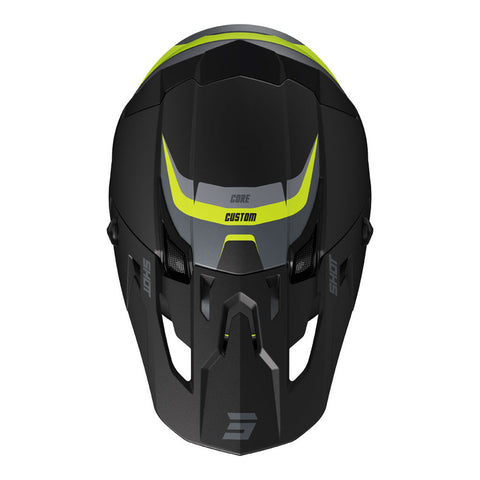 Shot - 2024 Core Custom MIPS Matt Neon Yellow Helmet