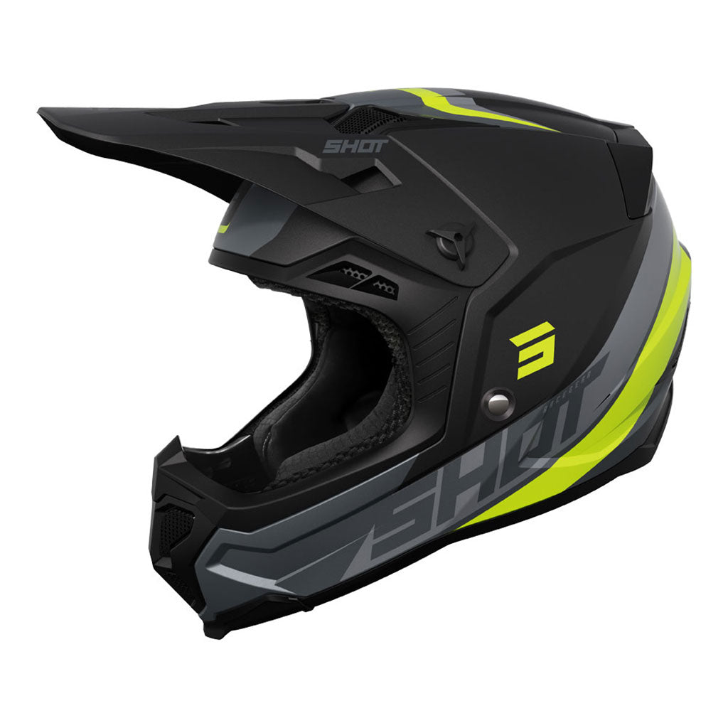 Shot - 2025 Core Custom MIPS Matt Neon Yellow Helmet