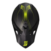 Shot - 2024 Pulse Edge Matt Neon Yellow Helmet