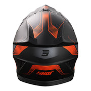 Shot - 2024 Pulse Edge Matt Orange Helmet