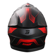 Shot - 2024 Pulse Edge Matt Red Helmet