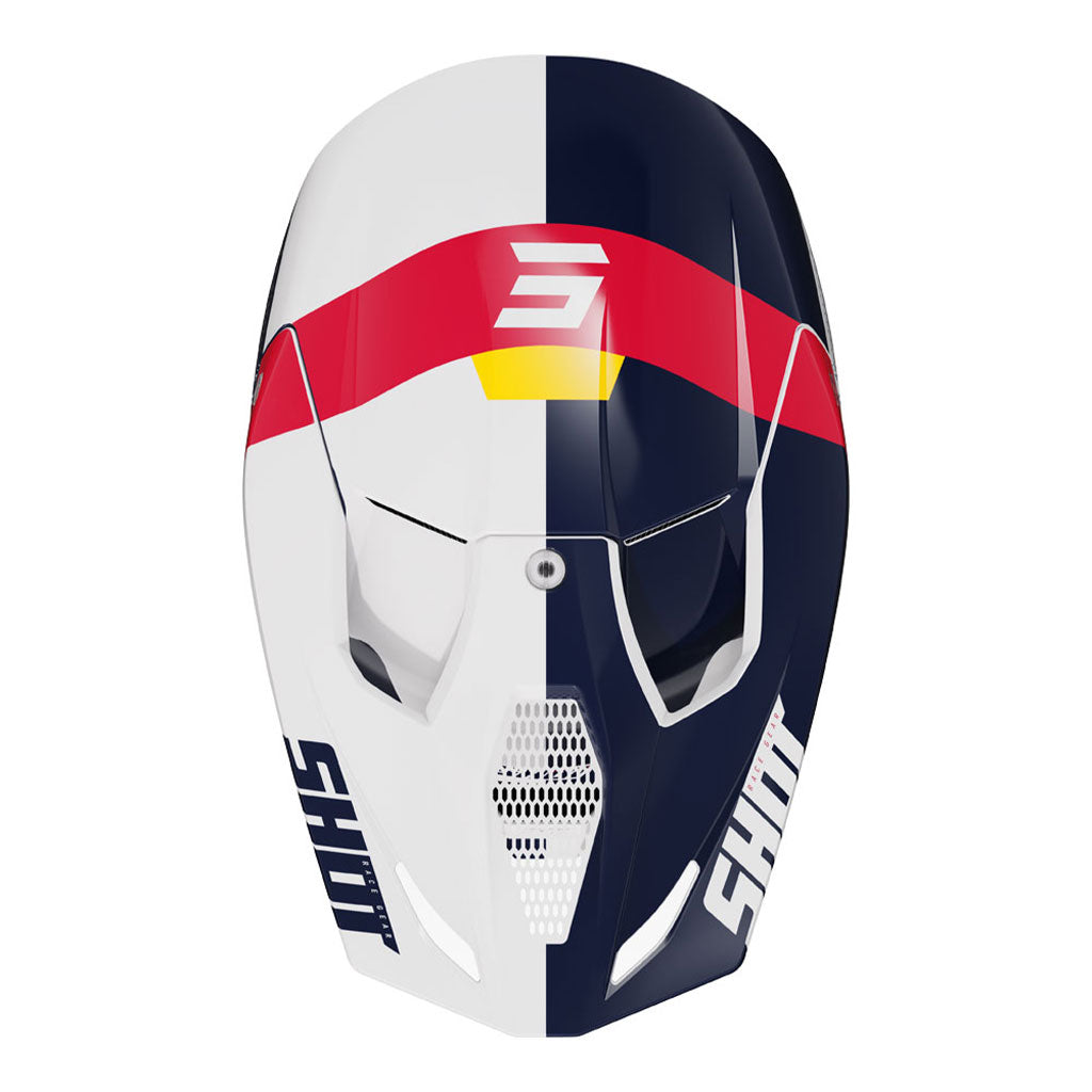 Shot - 2024 Race Ridge MIPS Red/Blue Glossy Helmet