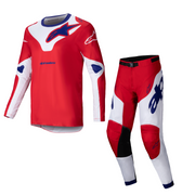 Alpinestars - 2025 Racer Veil Bright-Red White Mx Combo