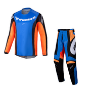 Alpinestars - 2025 Youth Racer Melt Orange Blue Mx Combo