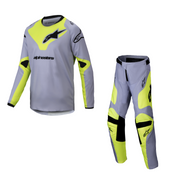 Alpinestars - 2025 Youth Racer Veil Grey Yellow Mx Combo