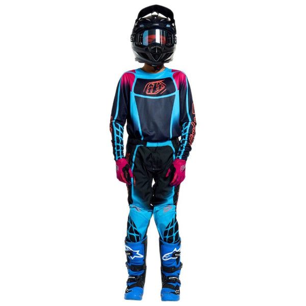 TLD - 2026 Youth GP Pro Framework Black/Cyan Pants