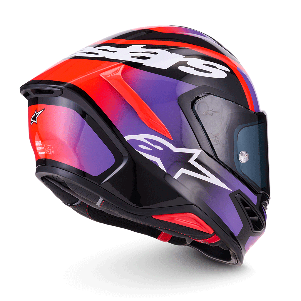 Alpinestars - SR7 Lumen Black/Red/Purple Helmet
