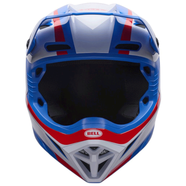 Bell - Youth MX-10 MIPS Spiral White/Red/Blue Helmet