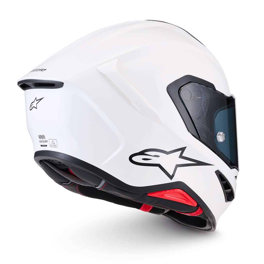 Alpinestars - SR7 Solid Gloss White Helmet